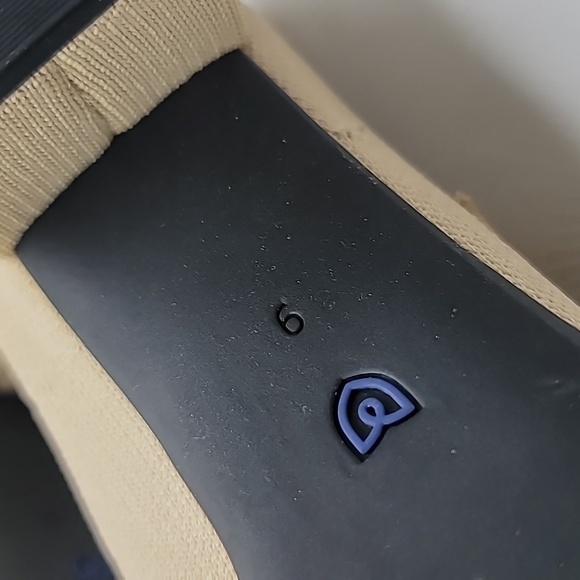 Rothy's The Mary Jane Heels in Cream Captoe Size 9 - Picture 13 of 16